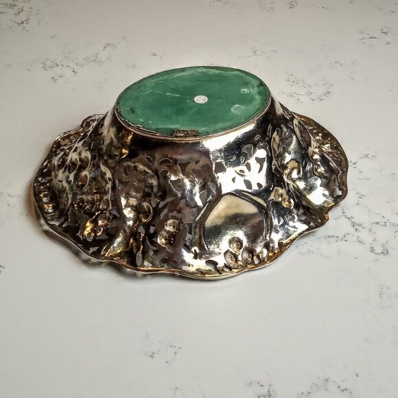 Vintage Godinger Silver Repousse Filigree Bowl - Picture 4 of 6
